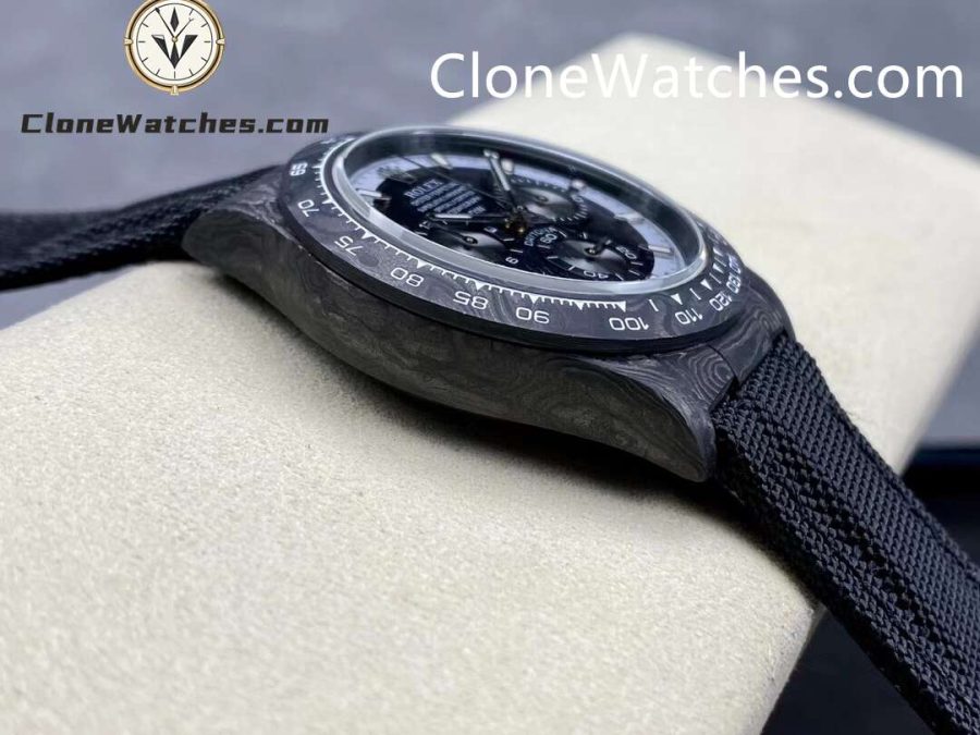 Modified Super Clone Watches 1:1 DiW Rolex Daytona NTPT Carbon “CREAM INVERT”