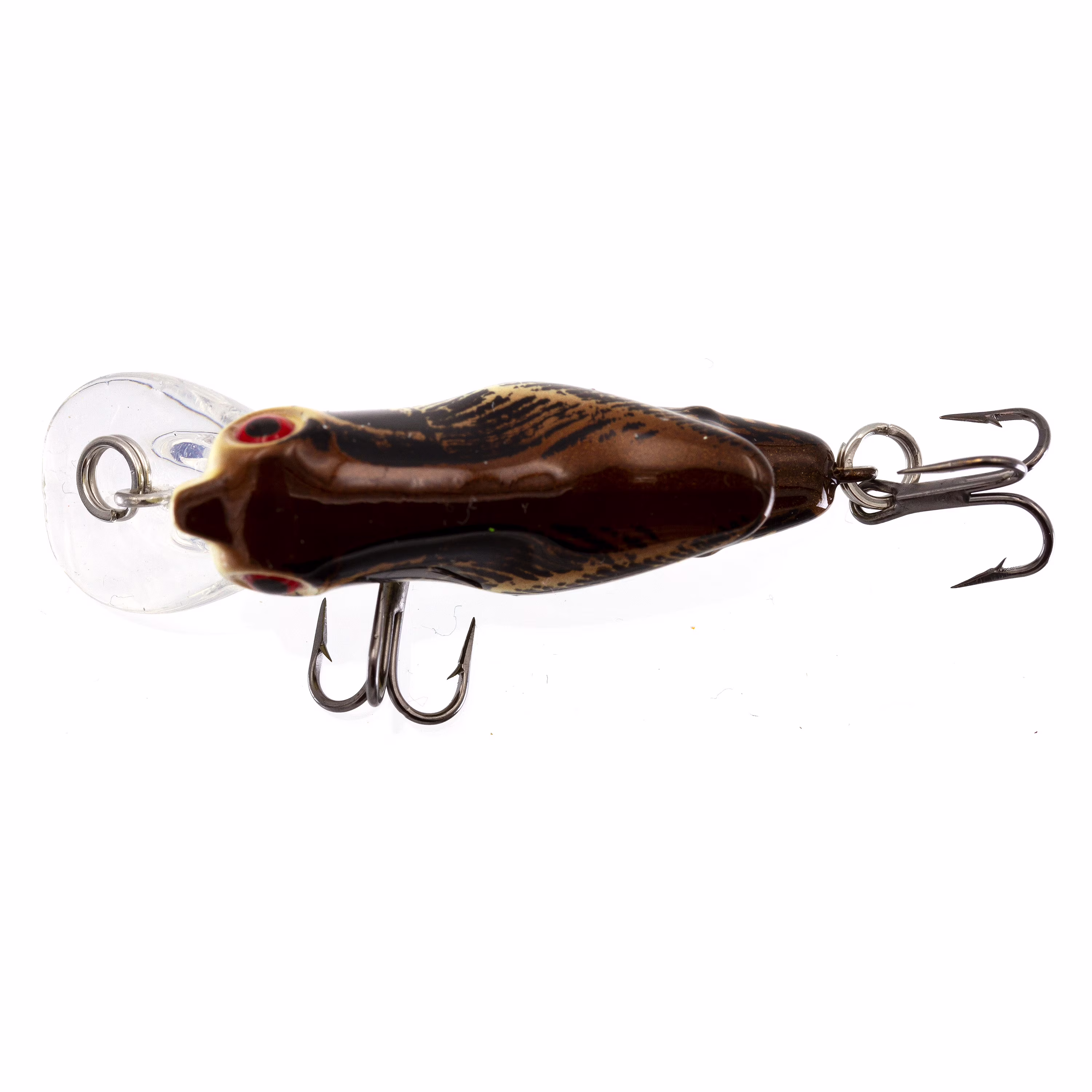 Ozark Trail Mini Hopper Crankbait, Autumn, 1/9 oz, Freshwater Fishing Lure