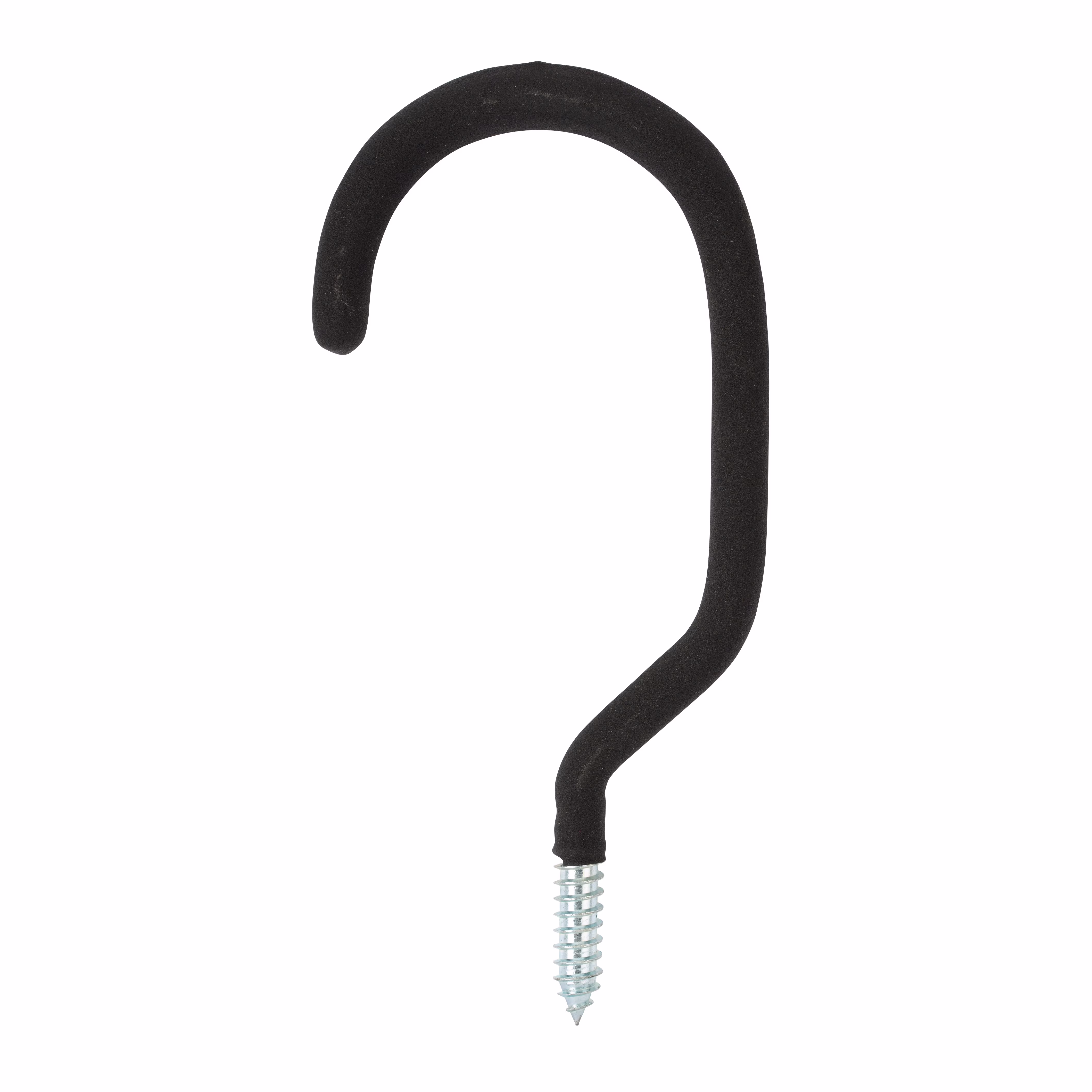 (2 pack) Hyper Tough Screwin Heavy Duty Steel Garage Bicycle Hook, Black