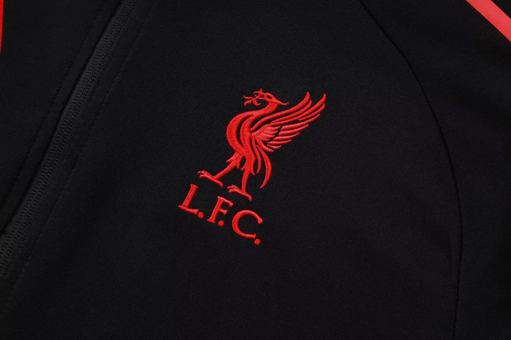 2025/26 Liverpool FC Black Jacket Tracksuit