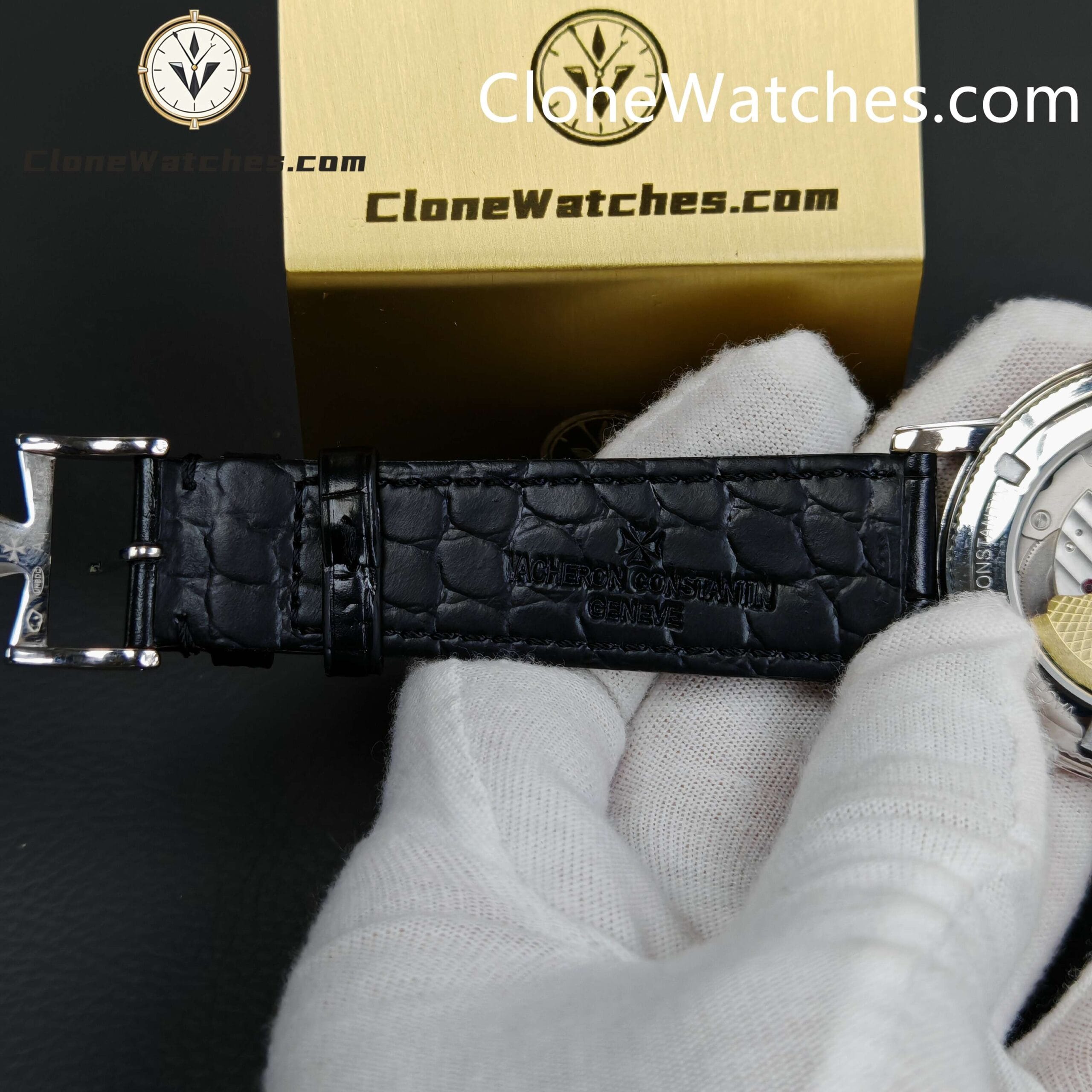 Vacheron Constantin Super Clone Watches 1:1 Patrimony 82673/000G-9821 Diamond Dial 40MM
