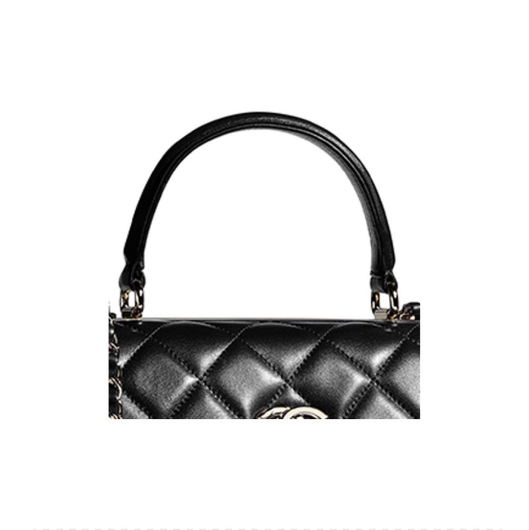 Chanel trendy cc Diamond patterned flap sheepskin crossbody bag