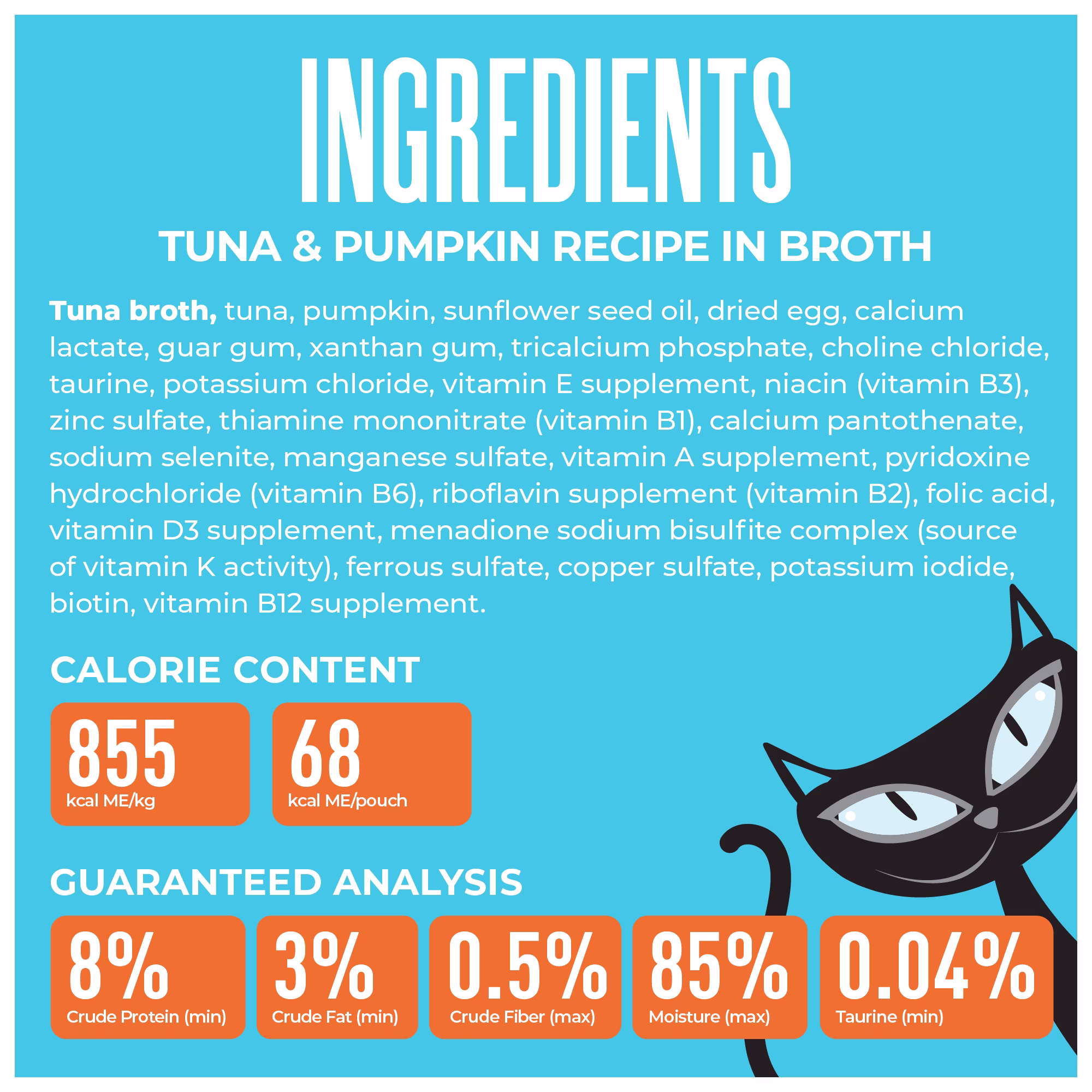 Tiki Cat Friends Mousse Tuna & Pumpkin, 2.8 oz. Pouch