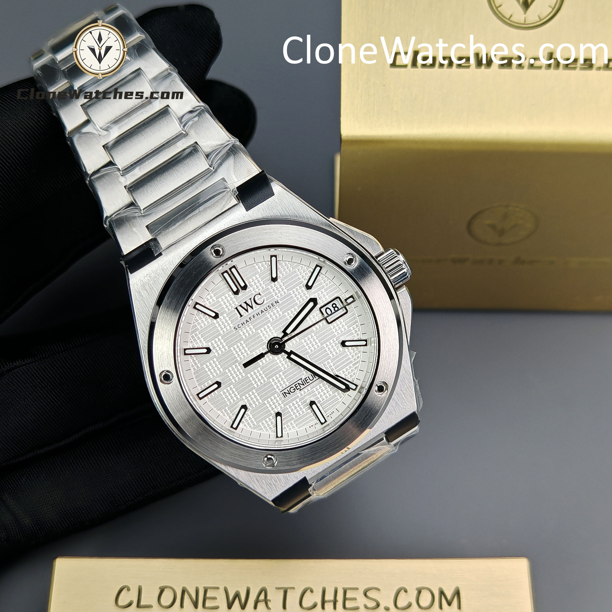 IWC Super Clone Watches 1:1 IW328902 Ingenieur Automatic 40 Silver plated Dial