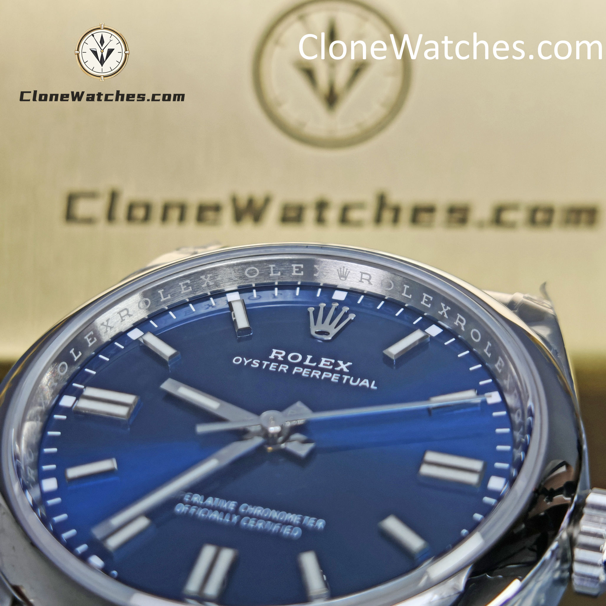Rolex Super Clone Watches 1:1 Oyster Perpetual Blue Dial 36mm M126000-0003 3230 Movement