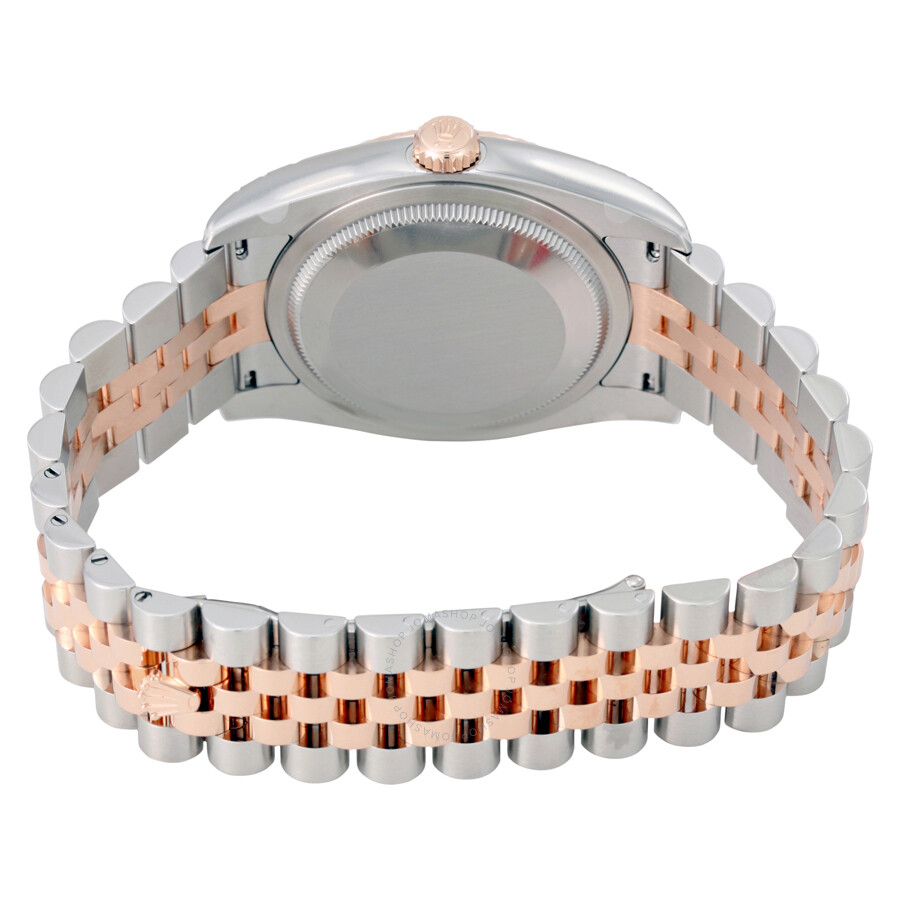 Rolex Oyster Perpetual Datejust 36 White Dial Stainless Steel and 18K Everose Gold Jubilee Bracelet Automatic Men s Watch 116231WRJ（Lifetime free warranty+90-days replacement service & Refund!.）