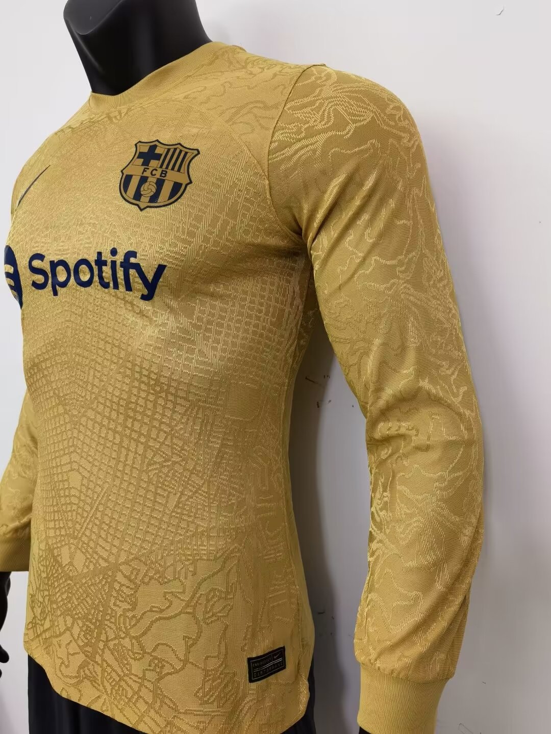 2022/2023 Barcelona away long-sleeved player version jersey 1:1 Thai quality