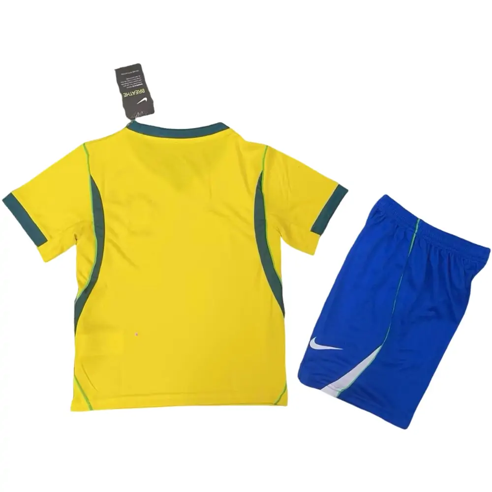 2026 World Cup Brazil Home Jersey Children's Set - Fans Edition