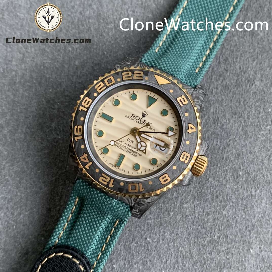 Modified Super Clone Watches 1:1 DIW Rolex GMT Master II NTPT Carbon OASIS 3285 Movement