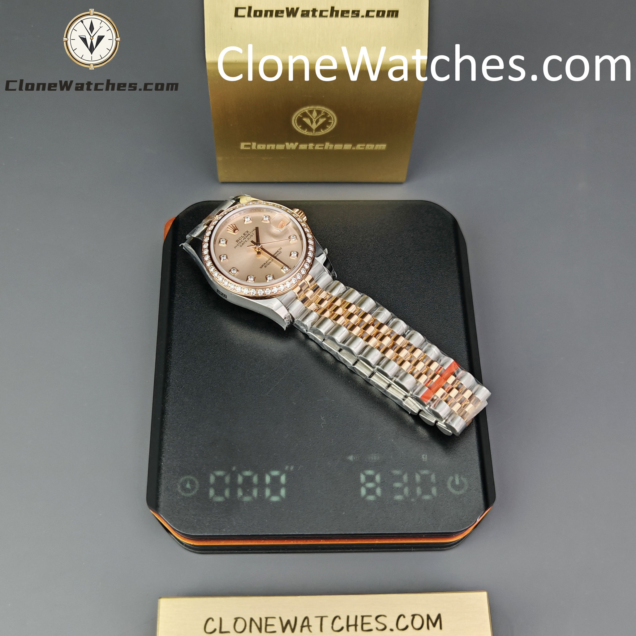 Rolex Super Clone Watches 1:1 DateJust m278381rbr-0024 Jubilee 31MM 2236 Movement