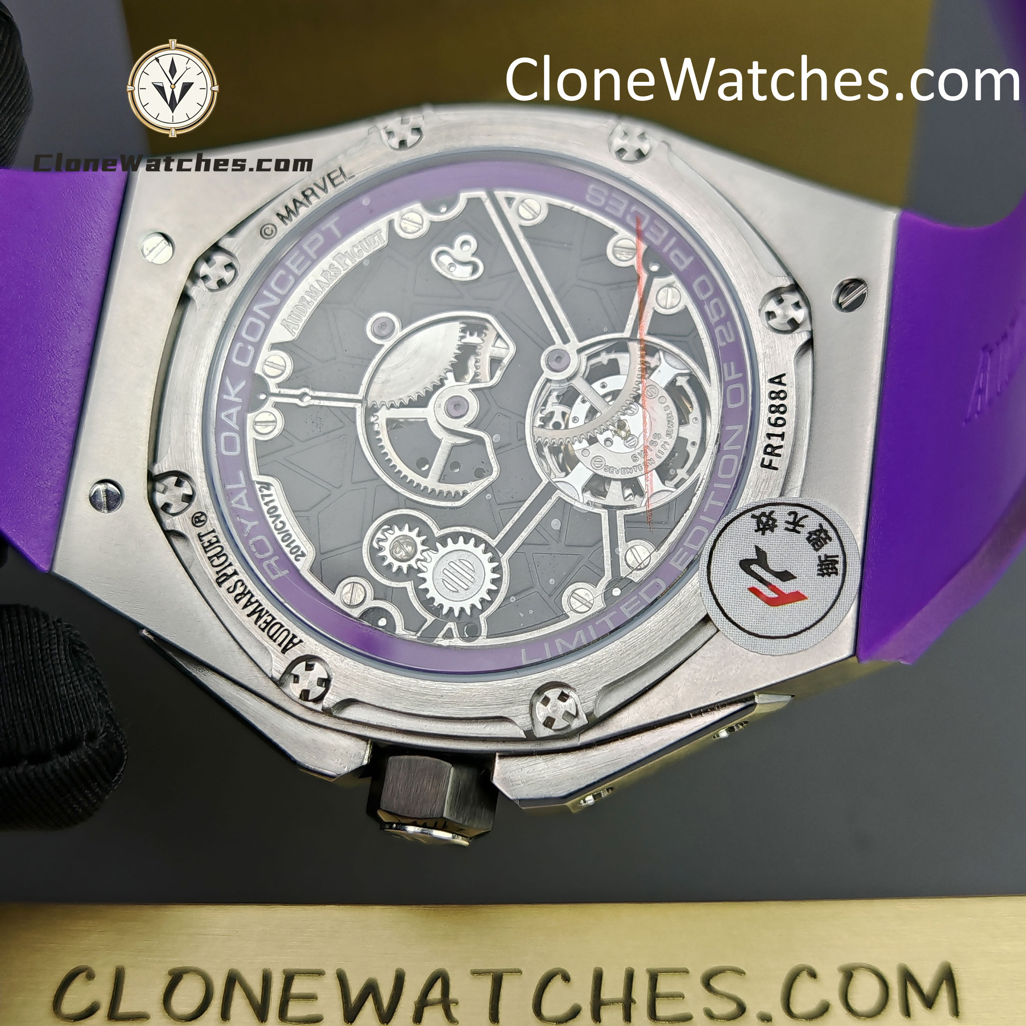 Audemars Piguet Super Clone Watches 1:1 Royal Oak Concept “Black Panther” Flying Tourbillon 26620IO 42MM