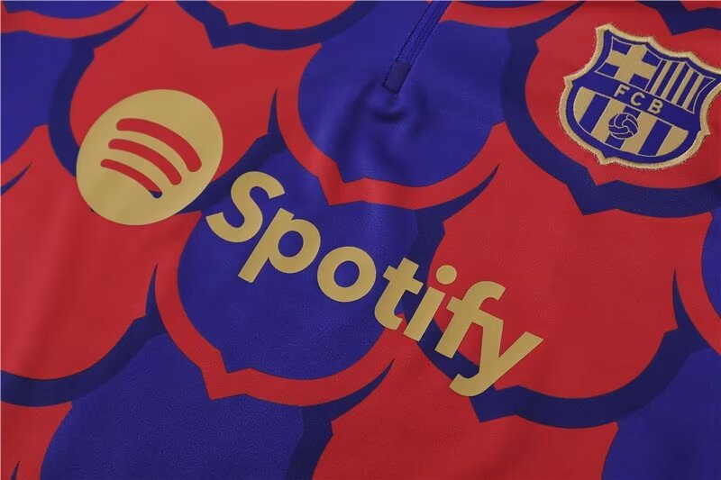 2024/25 Barcelona half-zip training kit