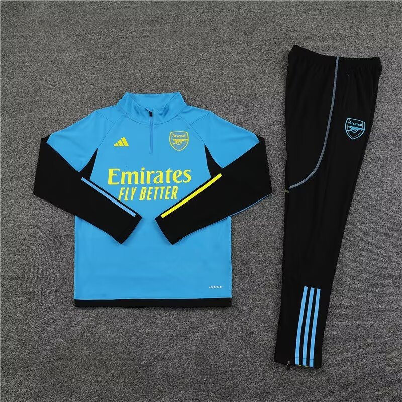 2023/2024 Arsenal Training Wear Light Blue Football Shirt 1:1 Thai Quality Suit​