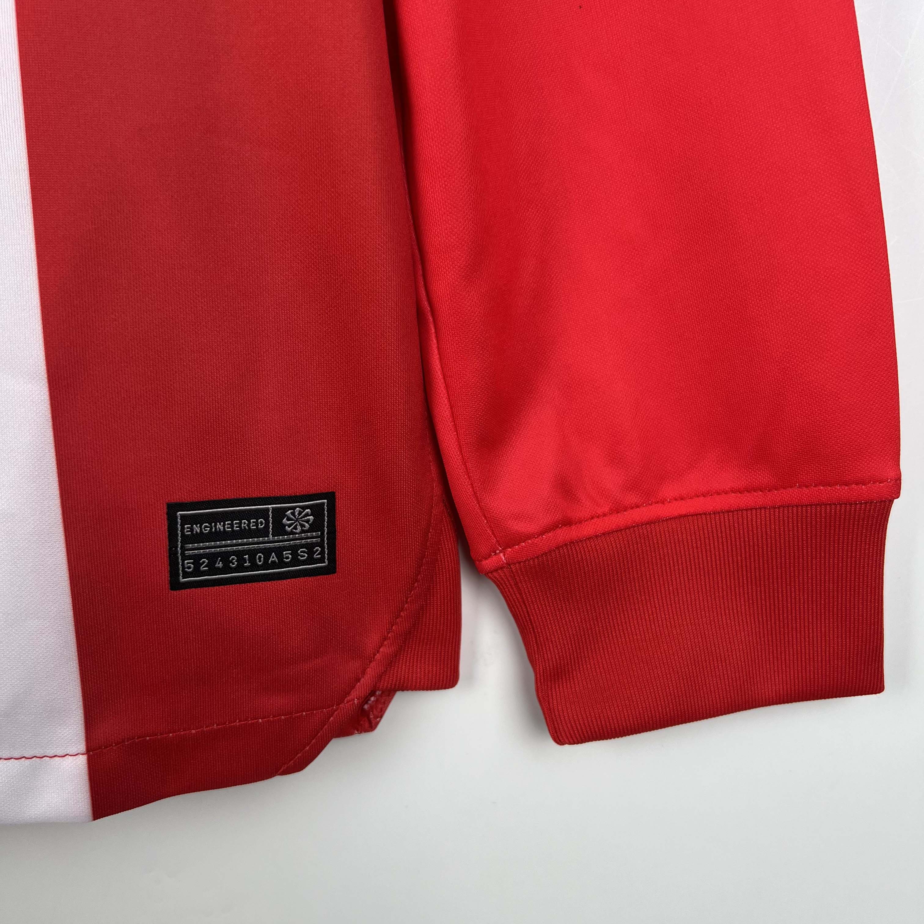 2023/2024 Long Sleeve Atletico Madrid Home1:1 Thai Quality - Fans Edition