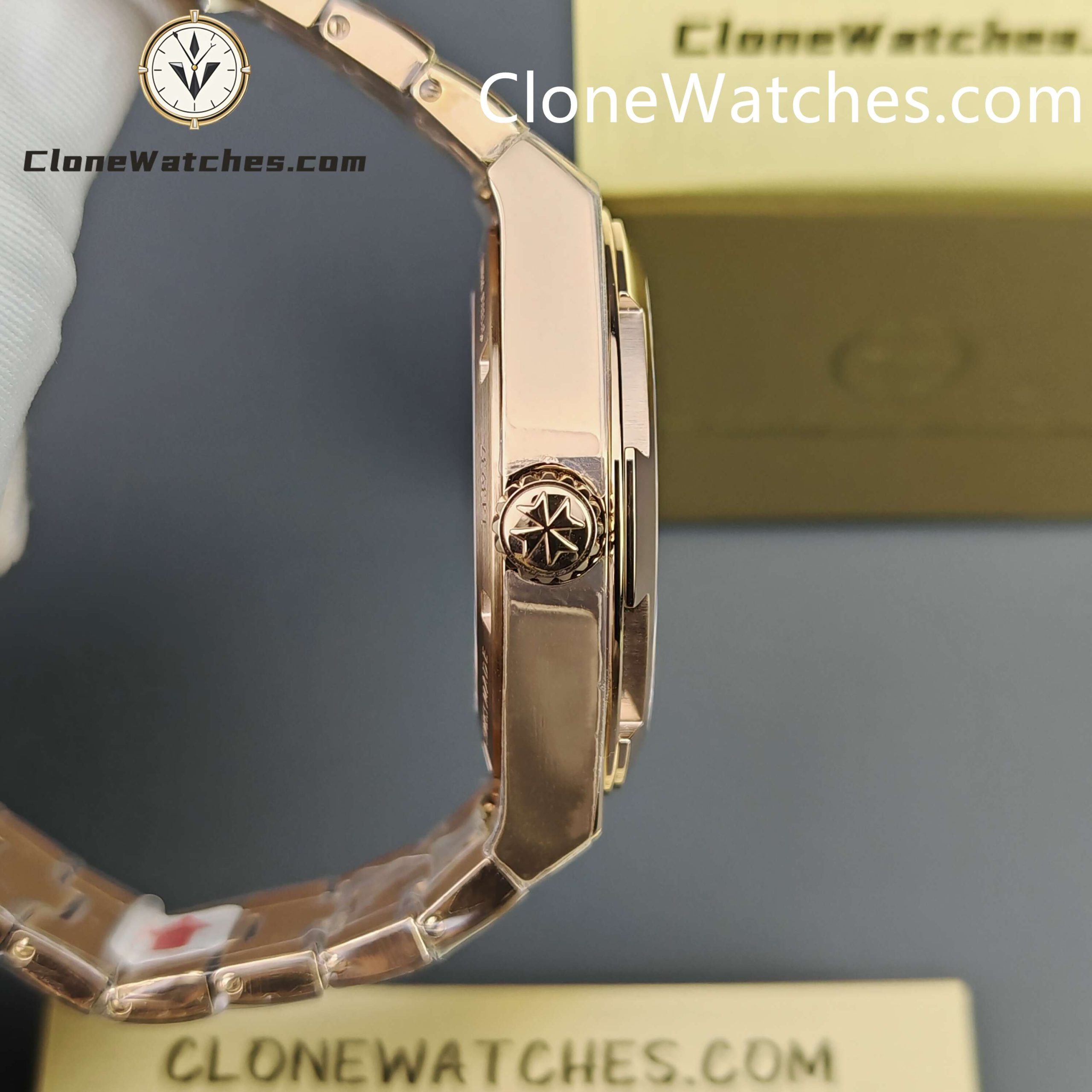 Vacheron Constantin Super Clone Watches 1:1 Overseas Tourbillon Rose Gold 6000V/210R-B733 42.5MM