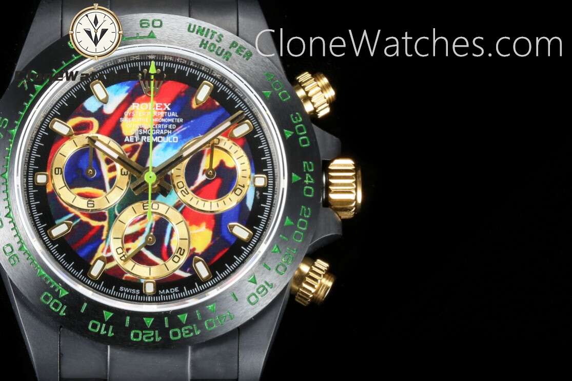Modified Super Clone Watches 1:1 AET Rolex Daytona ceramic CHARLES THE GREAT