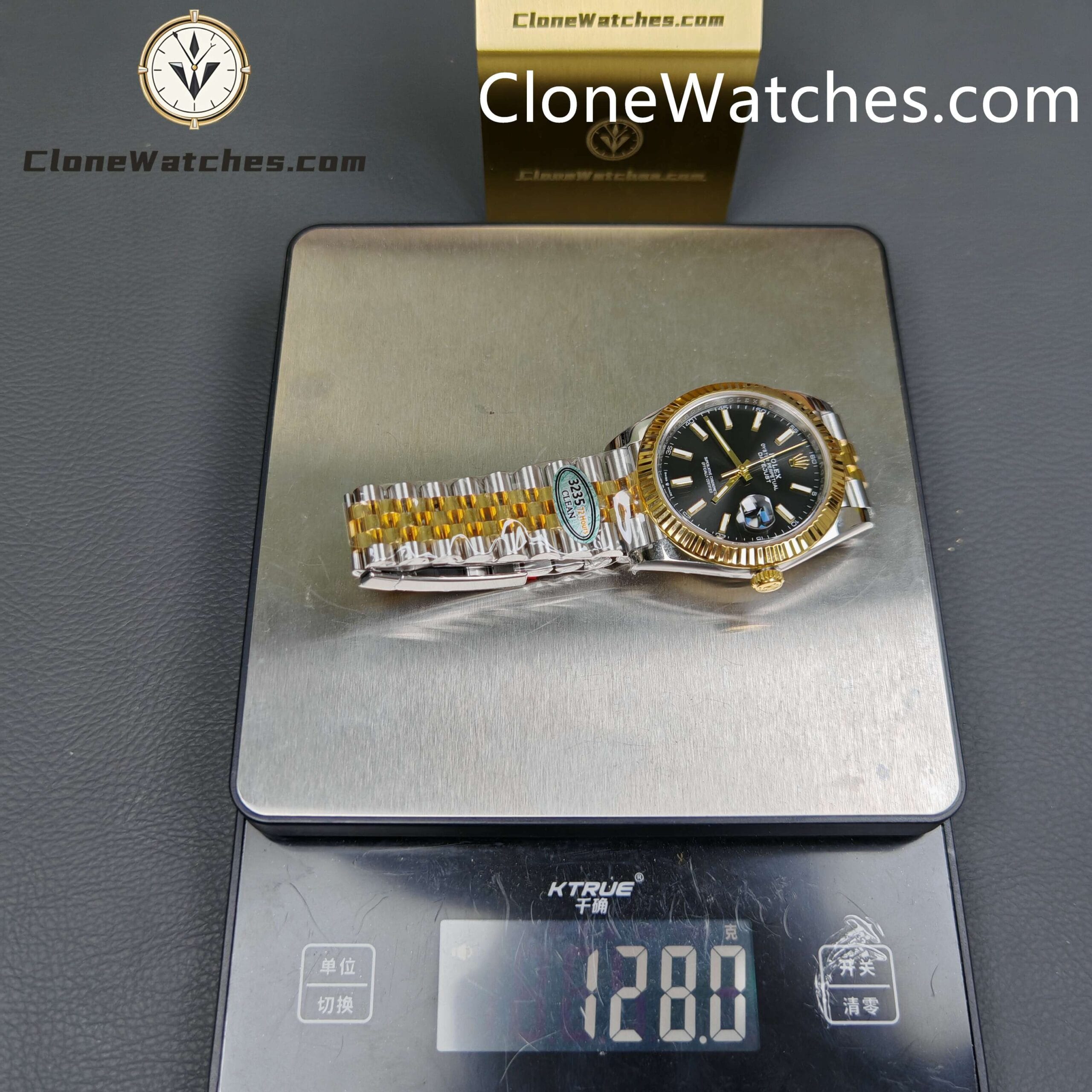 Rolex Super Clone Watches 1:1 DateJust Black Dial 126333 – 0014 Jubilee 41MM 3235 Movement
