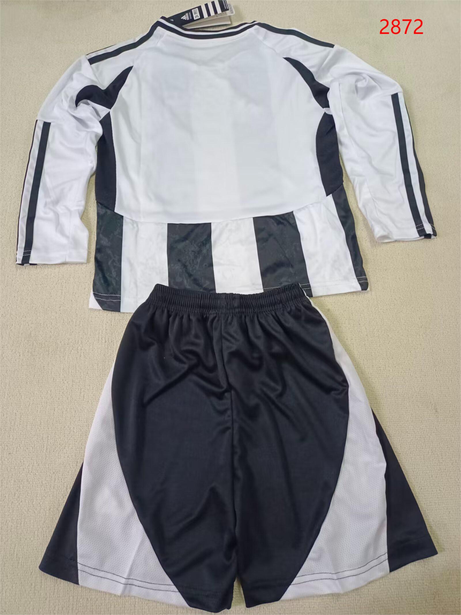 2024/25 Juventus Home Long Sleeve - Kids Kit