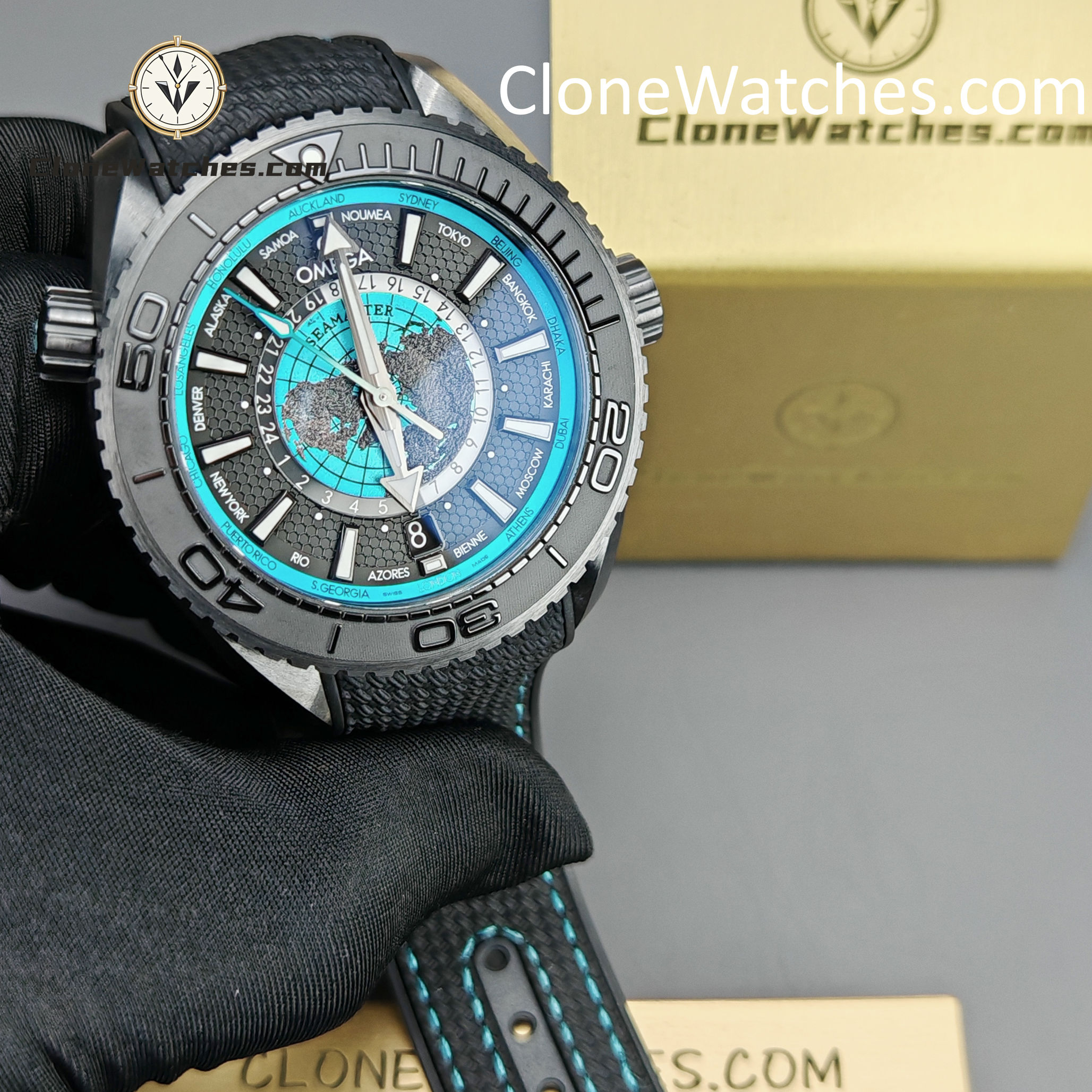 OMEGA Super Clone Watches 1:1 Seamaster Planet Ocean 600M 45.5MM 215.92.46.22.01.006