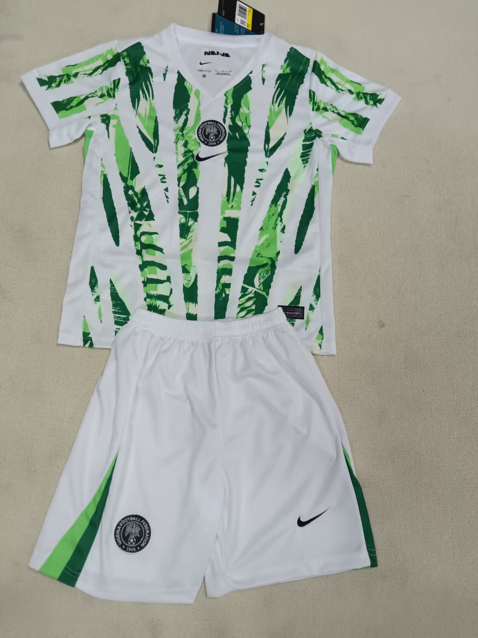 25-26 Nigeria home jersey-children's suit
