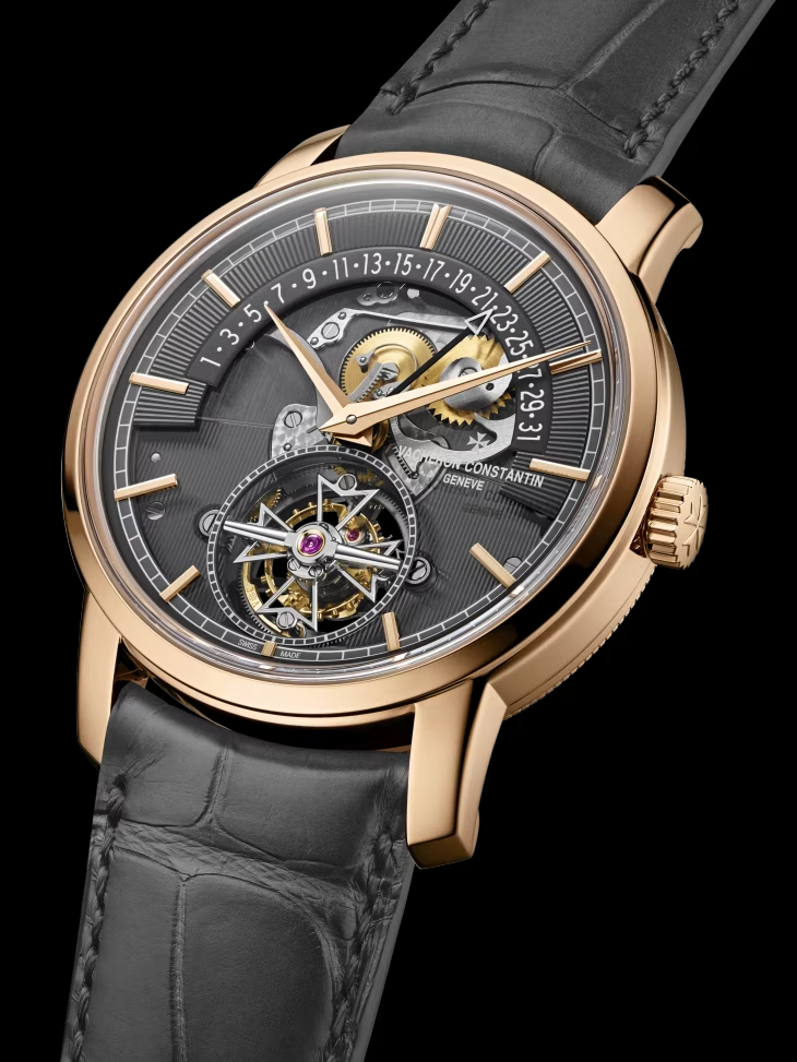 TRADITIONNELLE TOURBILLON RETROGRADE DATE OPENFACE