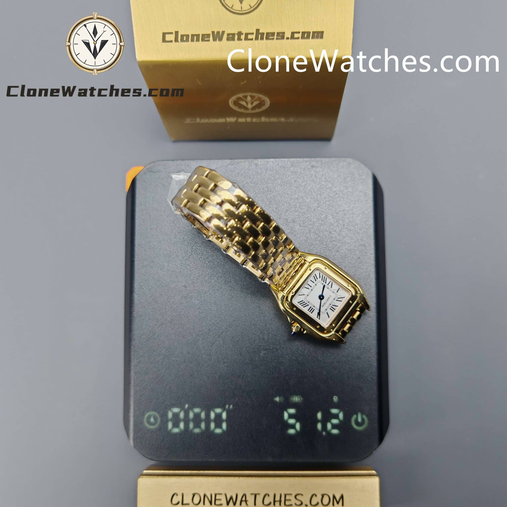 Cartier Super Clone Watches 1:1 PANTHÈRE DE CARTIER White Dial 22mm x30mm WGPN0059