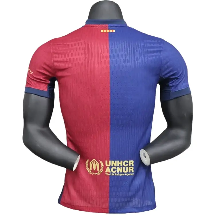 2025-26 Barcelona Home Short Sleeve Jersey - Player Edition