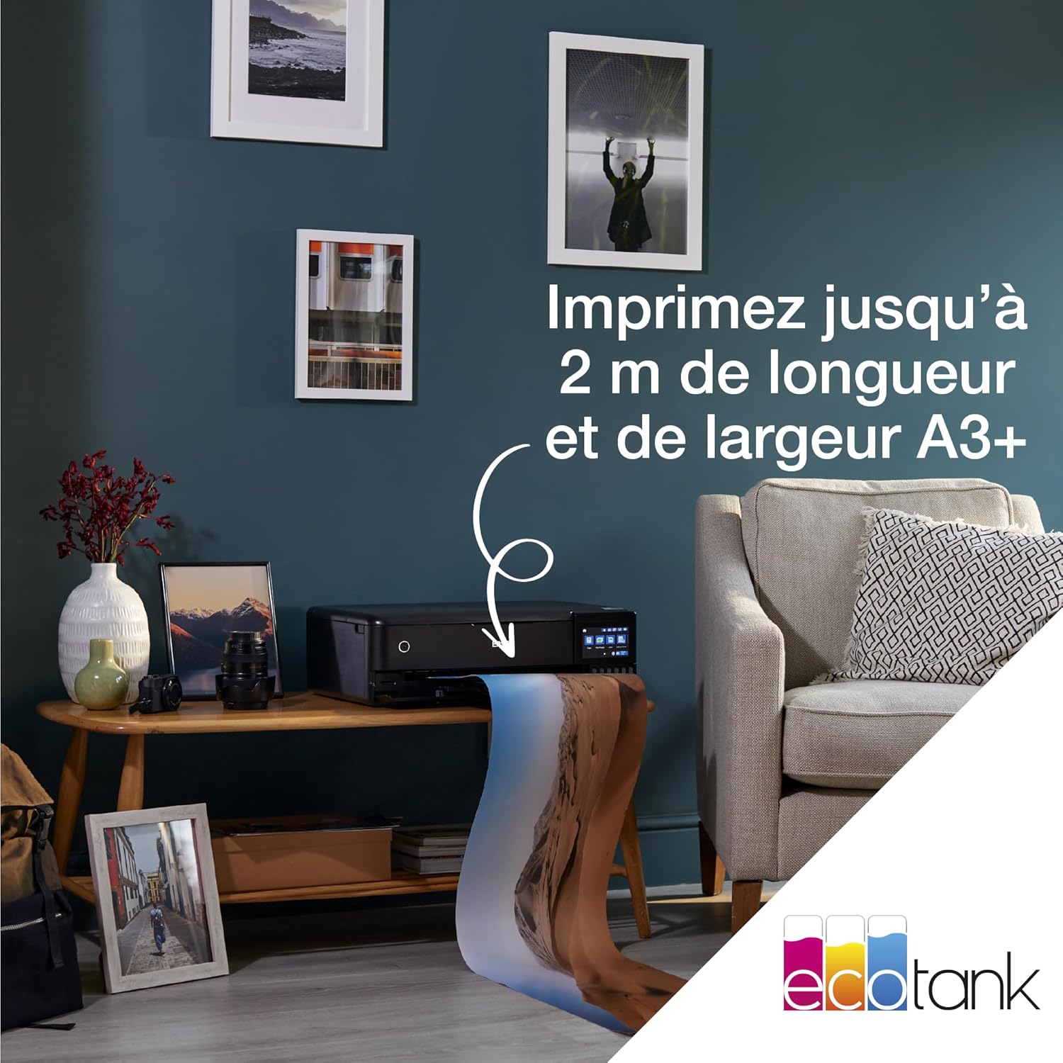 Imprimante photo A3 plus réservoir encre WiFi