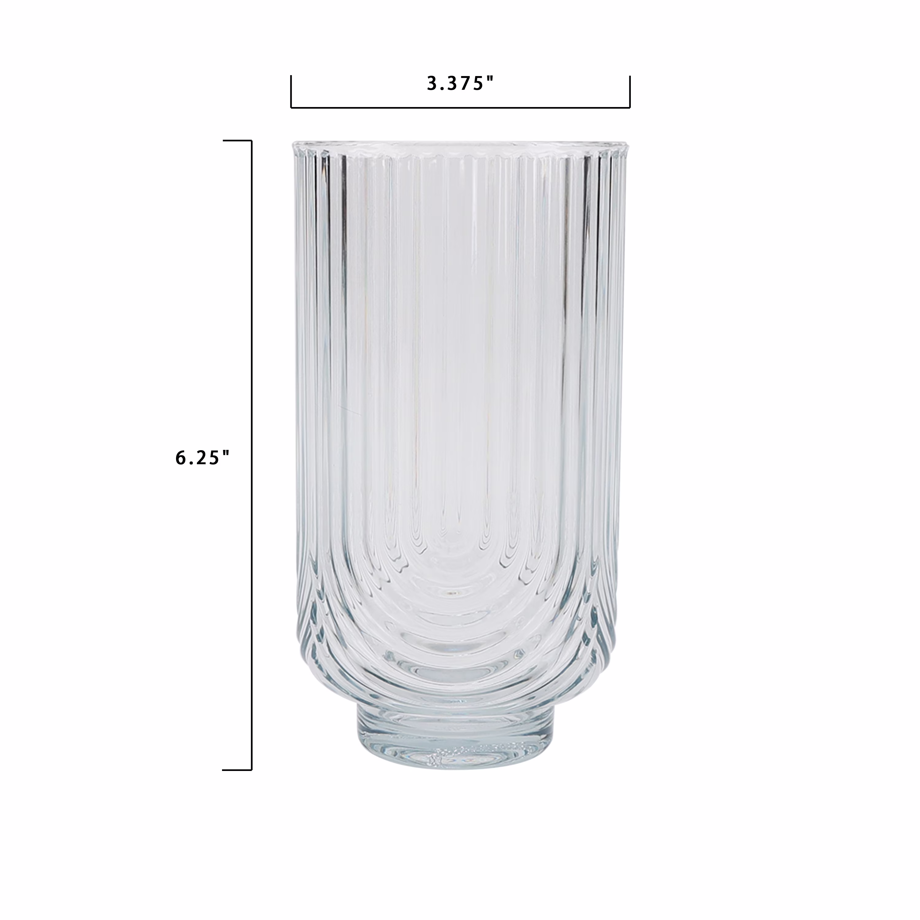 (2 pack) Better Homes & Gardens 21-Ounce Tritan Ribbed Arch Tumbler, Teal