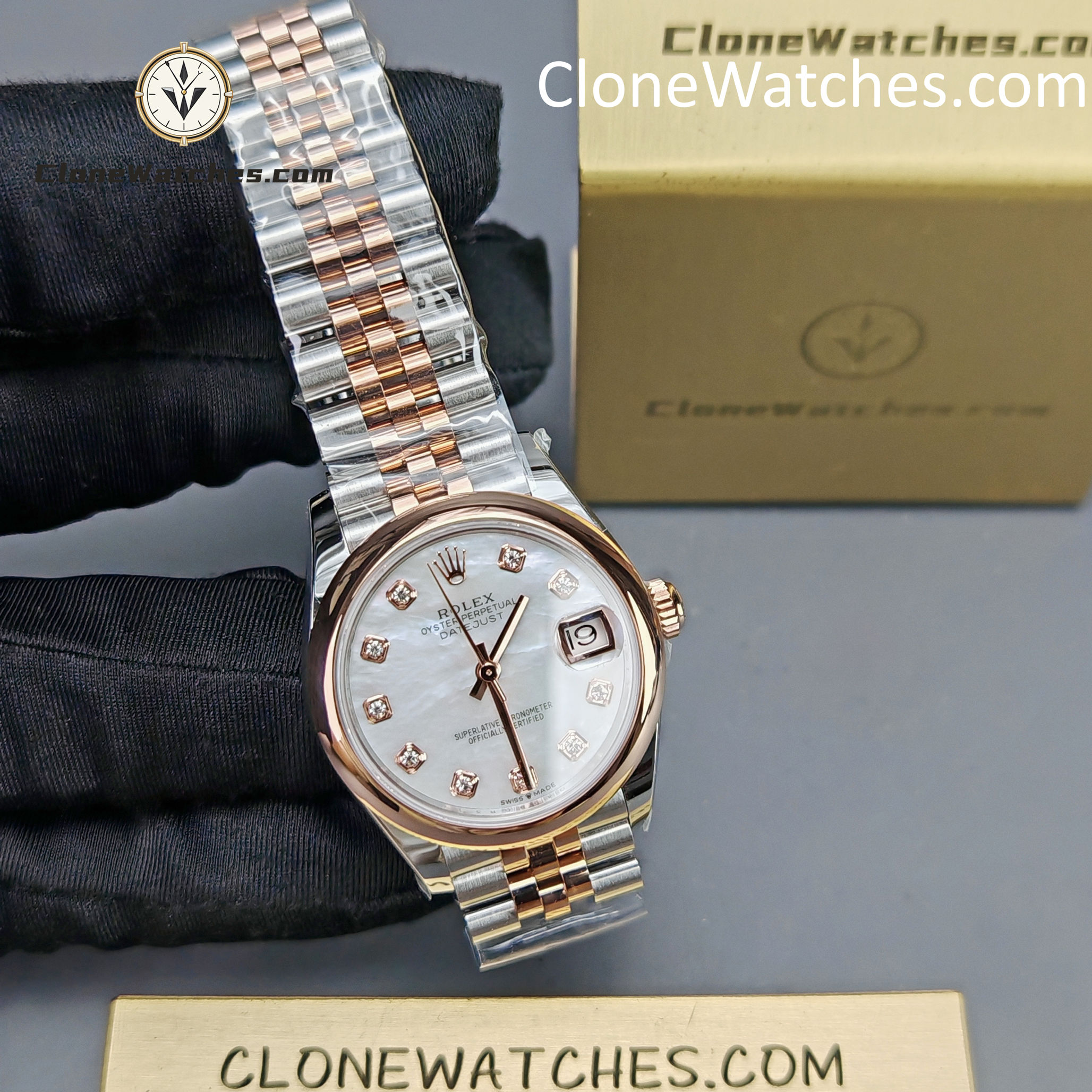 Rolex Super Clone Watches 1:1 DateJust m278243-0028 Jubilee 31MM 2236 Movement