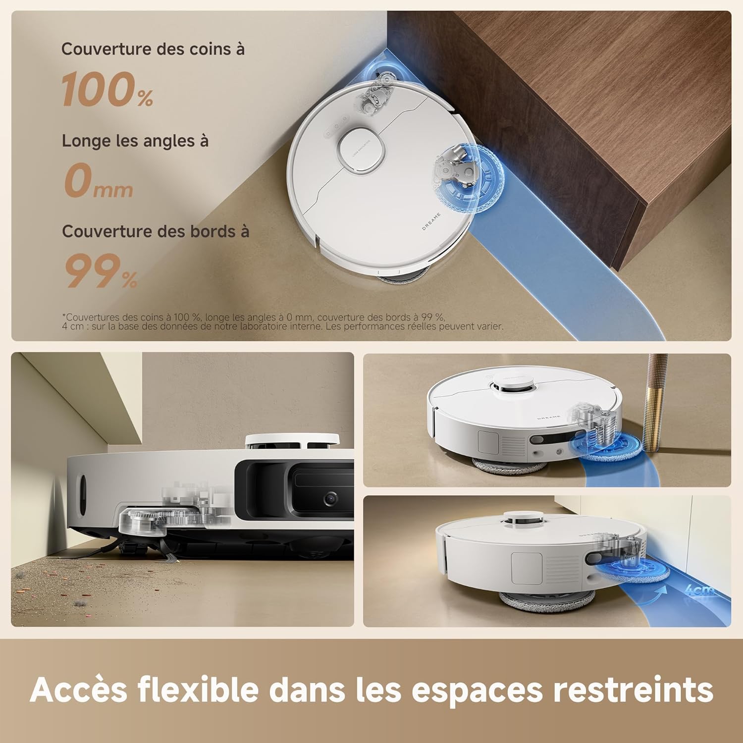 Robot aspirateur laveur L10s Ultra Gen 3 25000 Pa station nettoyage séchage