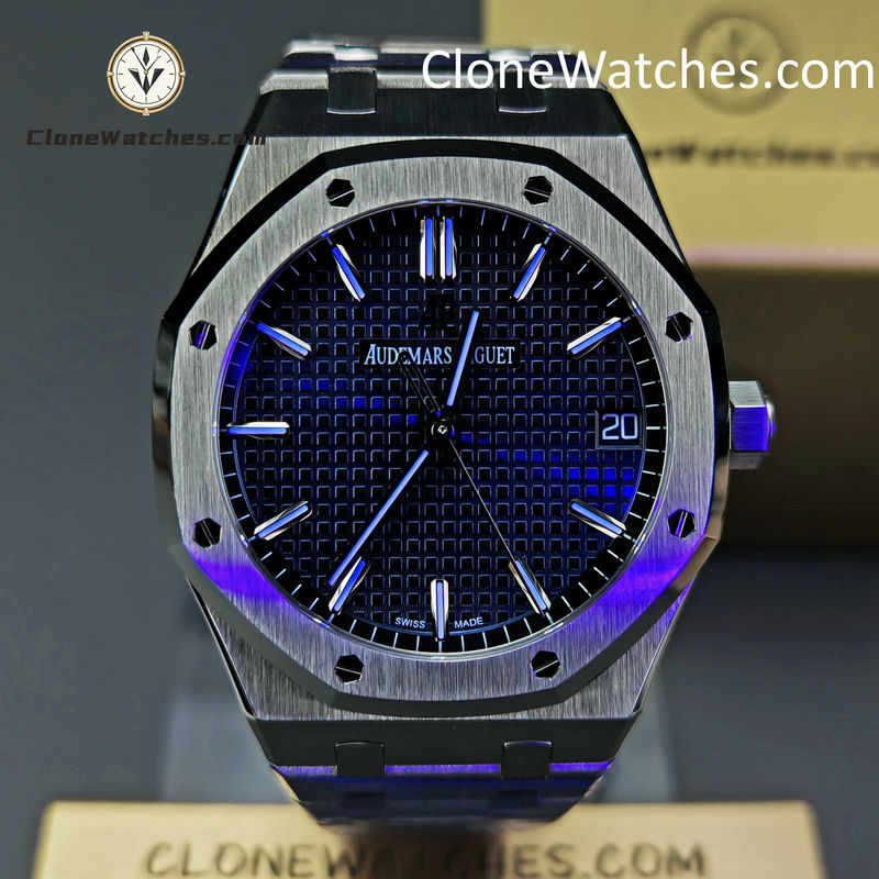 Audemars Piguet Super Clone Watches 1:1 Royal Oak 15500 Blue Dial