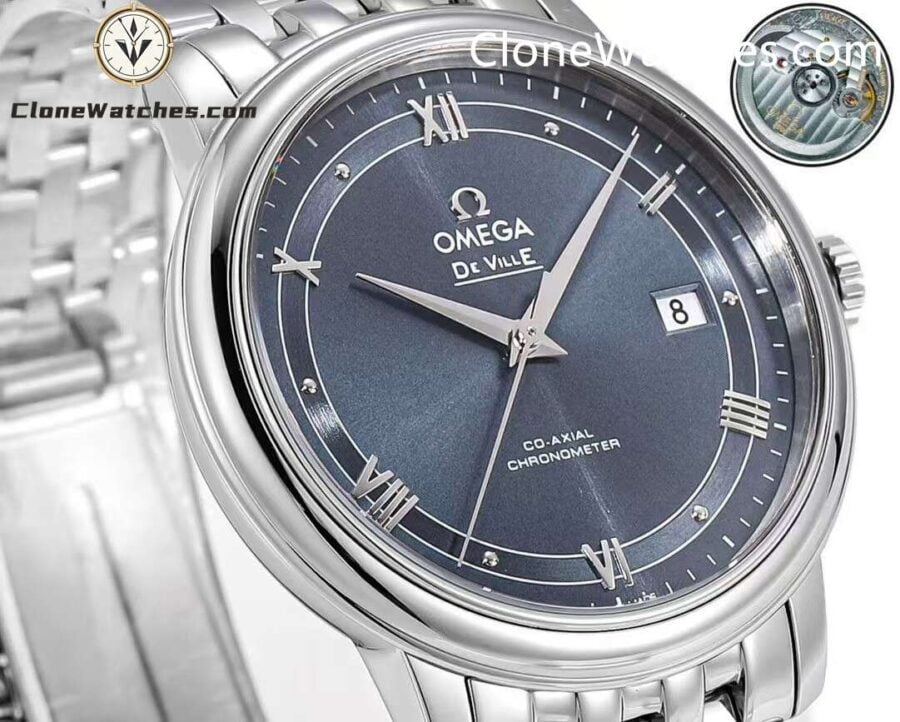 OMEGA Super Clone Watches 1:1 De Ville Prestige 424.10.40.20.03.002 39.5MM