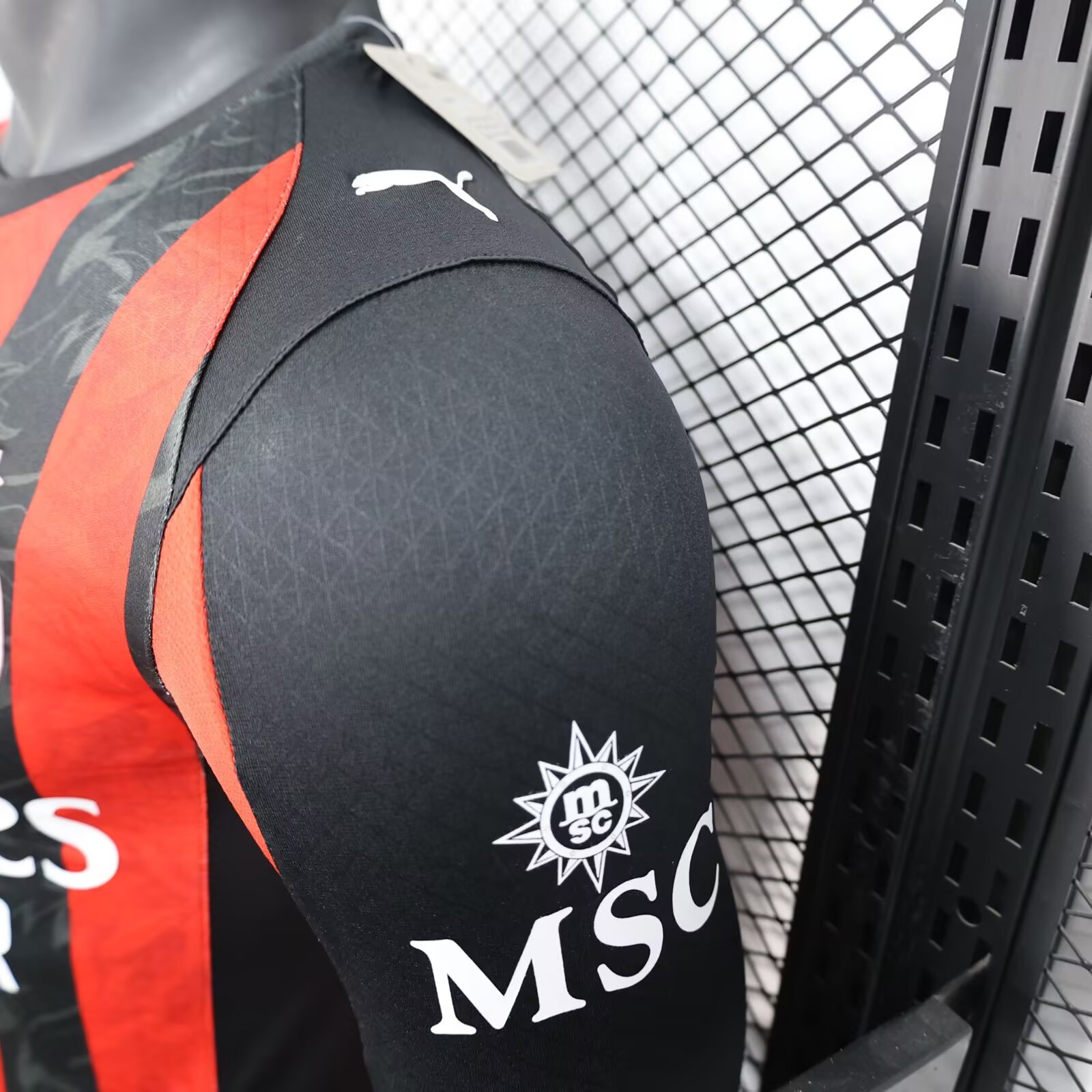 25-26 AC Milan Home Long Sleeve Shirt - Player Edition