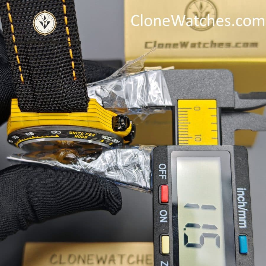 Modified Super Clone Watches 1:1 DiW Rolex Daytona Carbon Fiber BUMBLEBEE
