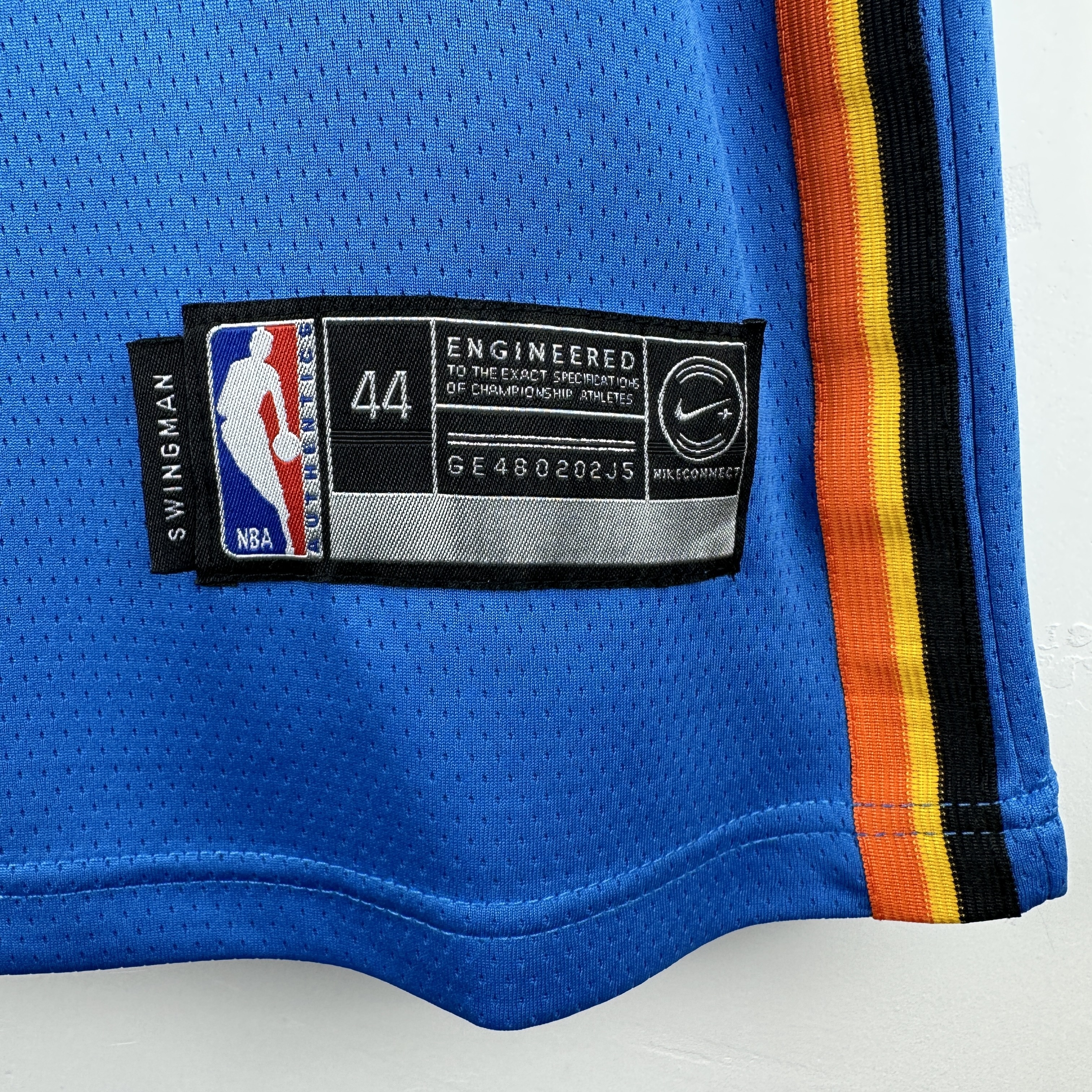 Embroidered Thunder Blue No. 2 Alexander