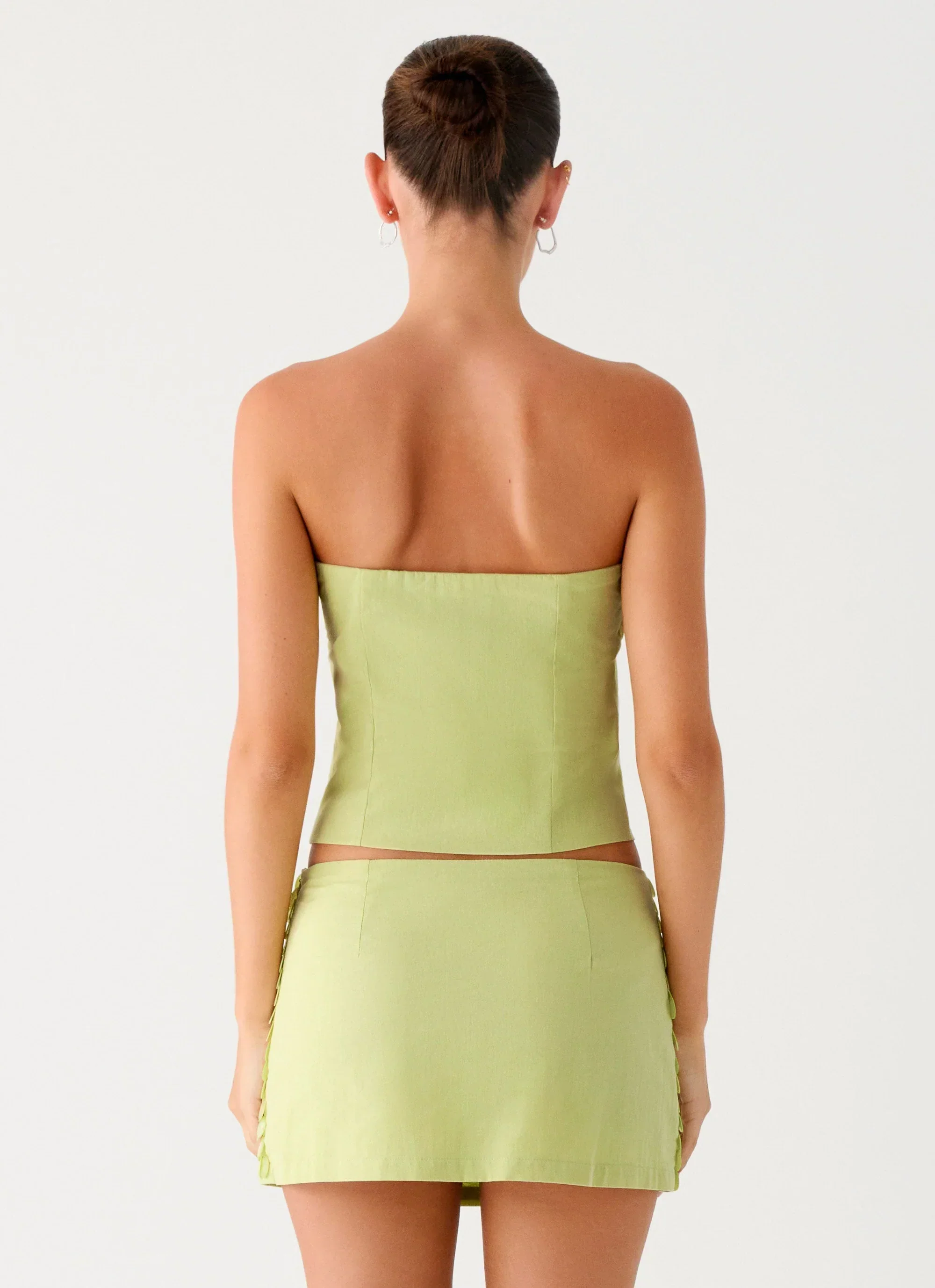 Jennie Beaded Mini Skirt - Green