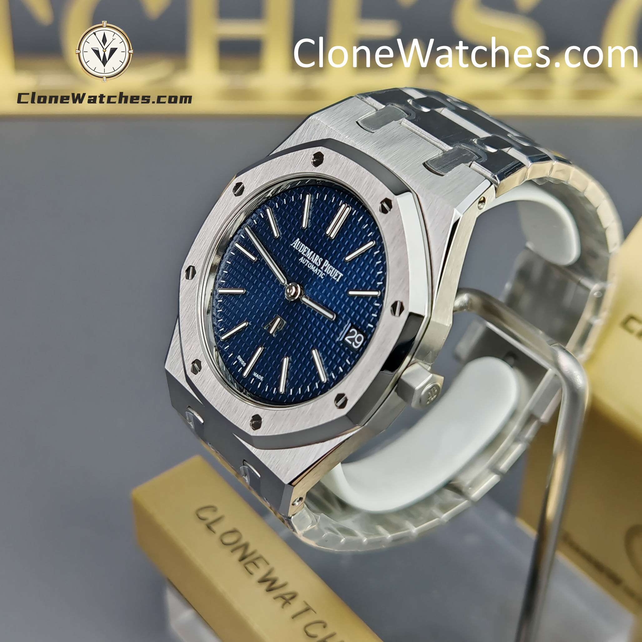 Audemars Piguet Super Clone Watches 1:1 Royal Oak “Jumbo” Extra-Thin 15202ST 39MM
