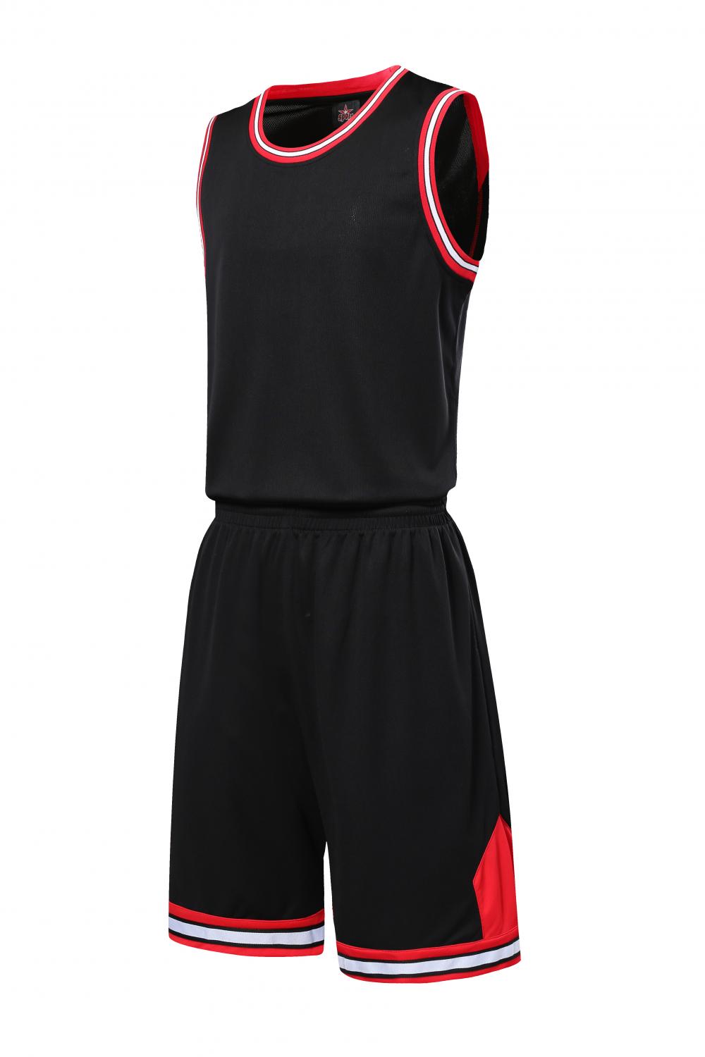 Bulls basketball uniform black suit（Customizable name and number）
