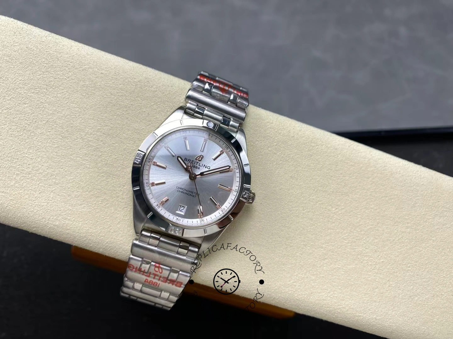 Breitling Chronomat Automatic 36mm Silver Dial A10380101A2A1 Replica