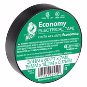 Duck Brand 0.75" x 60 ft. x 7 mm, Black Auto Electrical Tape