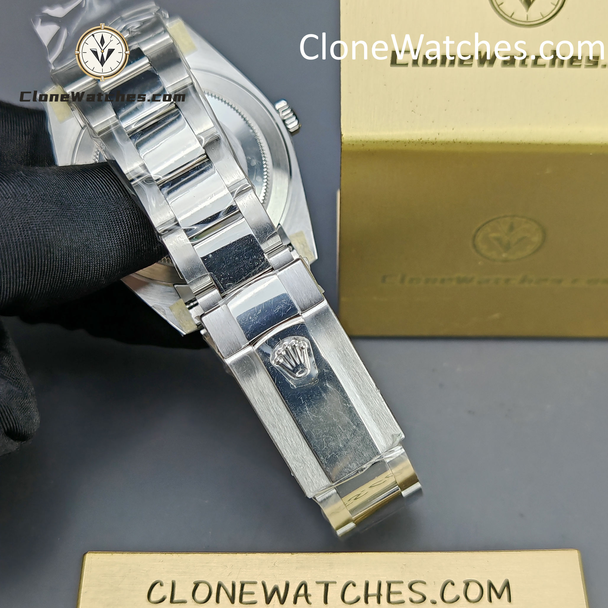 Rolex Super Clone Watches 1:1 DateJust Grey Roman Dial M126300 – 0013 Oyster 41MM 3235 Movement