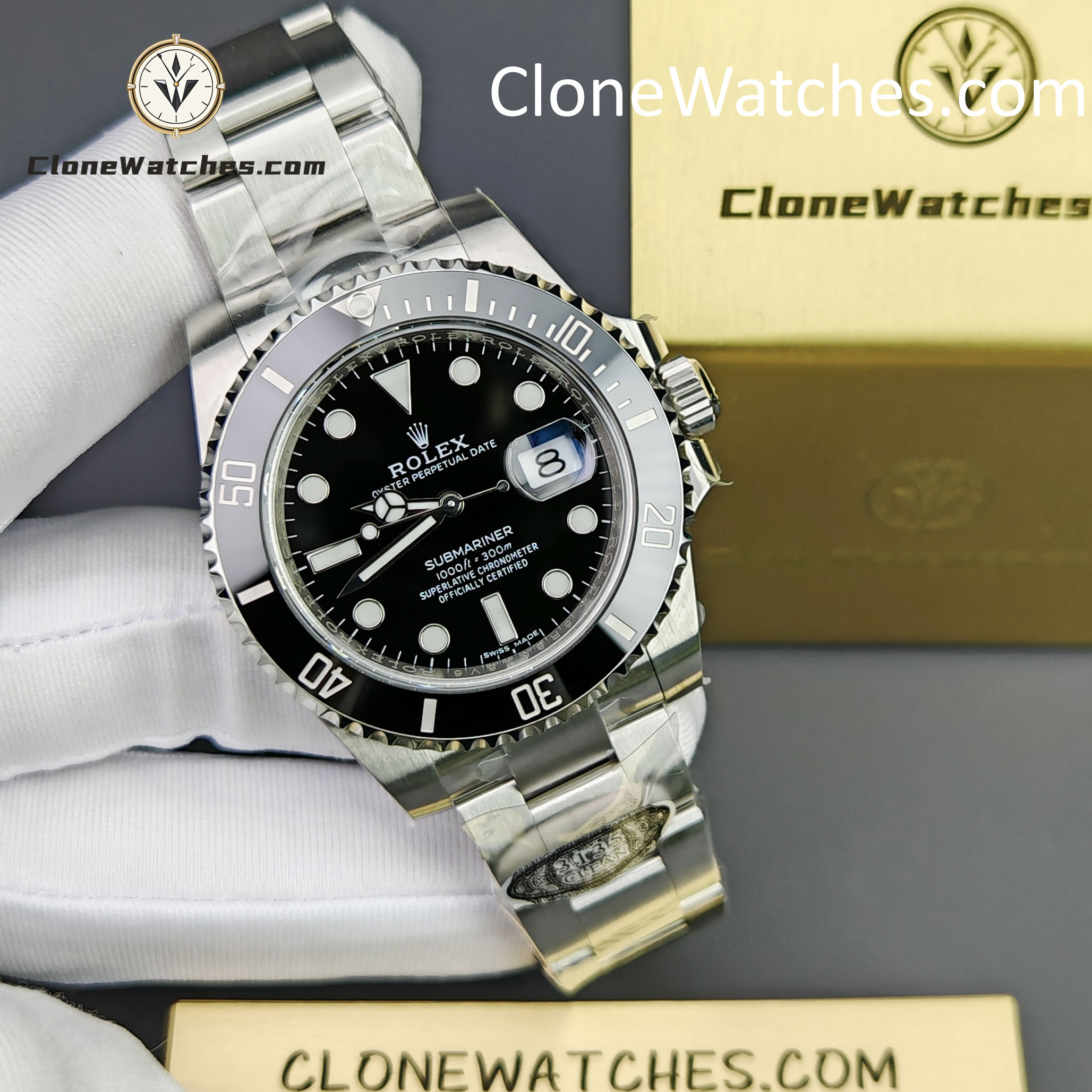 Rolex Super Clone Watches 1:1 Submariner M116610LN-0001 40MM 3135 Movement