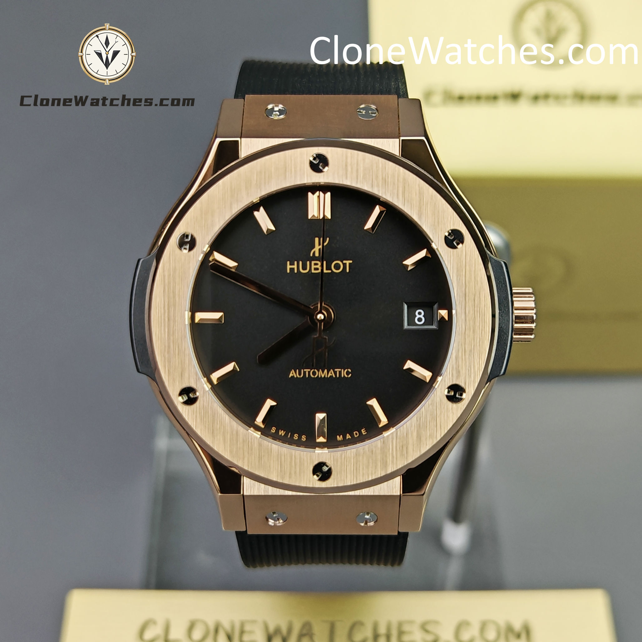 Hublot Super Clone Watches 1:1 Classic Fusion King Gold 38MM 565.OX.1480.RX