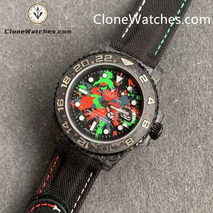 Modified Super Clone Watches 1:1 DIW Rolex GMT Master II “MOTLEY GMT” 3285 Movement