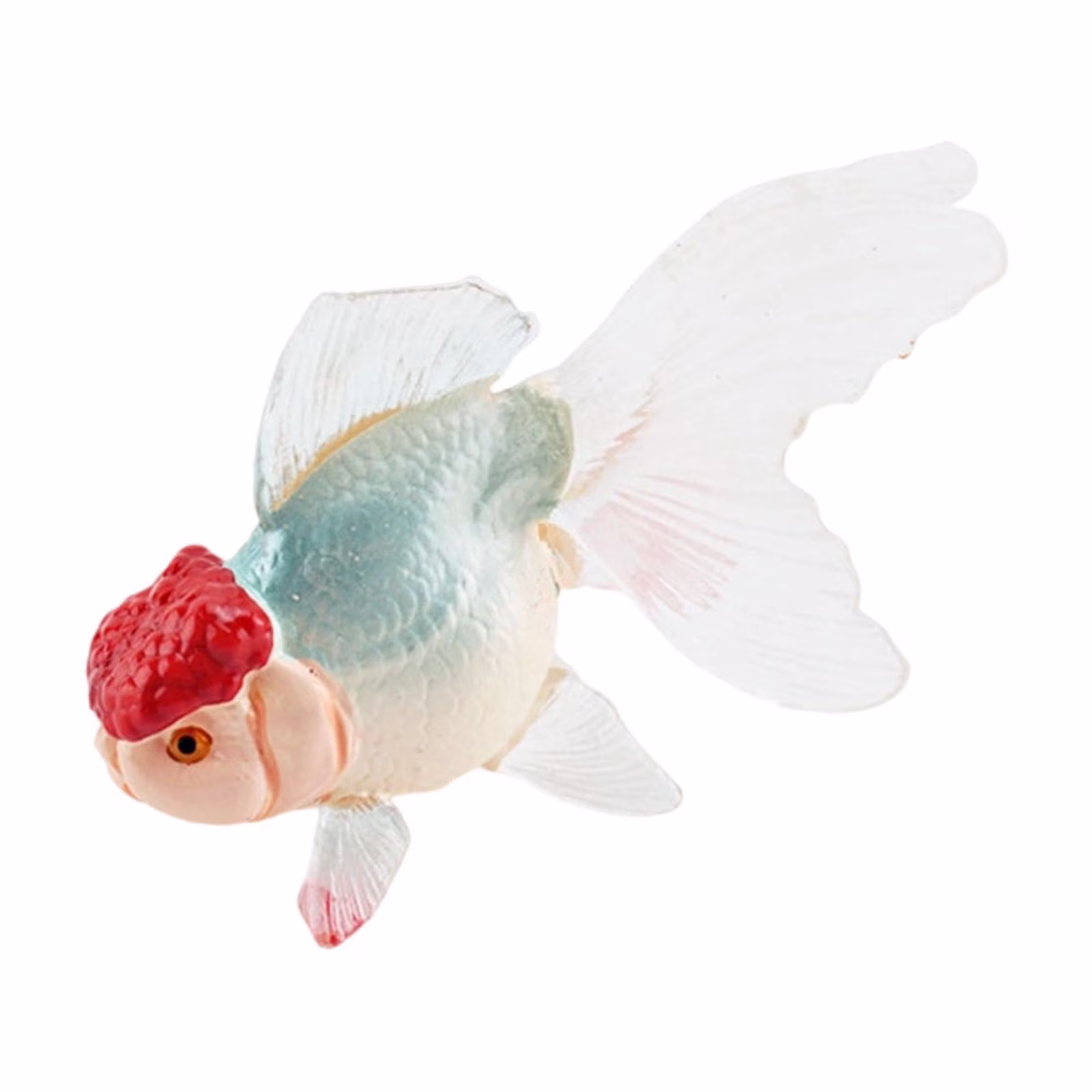 Tunhigl Lifelike Floating Goldfish Fish Tank Decorations - Realistic Red & Yellow Plastic Fish, No-Maintenance Aquarium/Pond Decor, Koi Tank Ornament