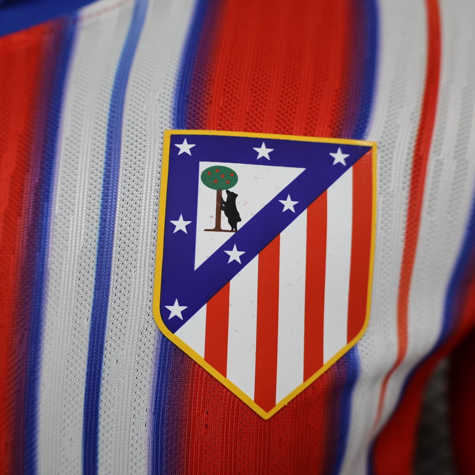 2024/25 Atletico Madrid Home Player Version Long Sleeve Jersey 1:1 Thai Quality