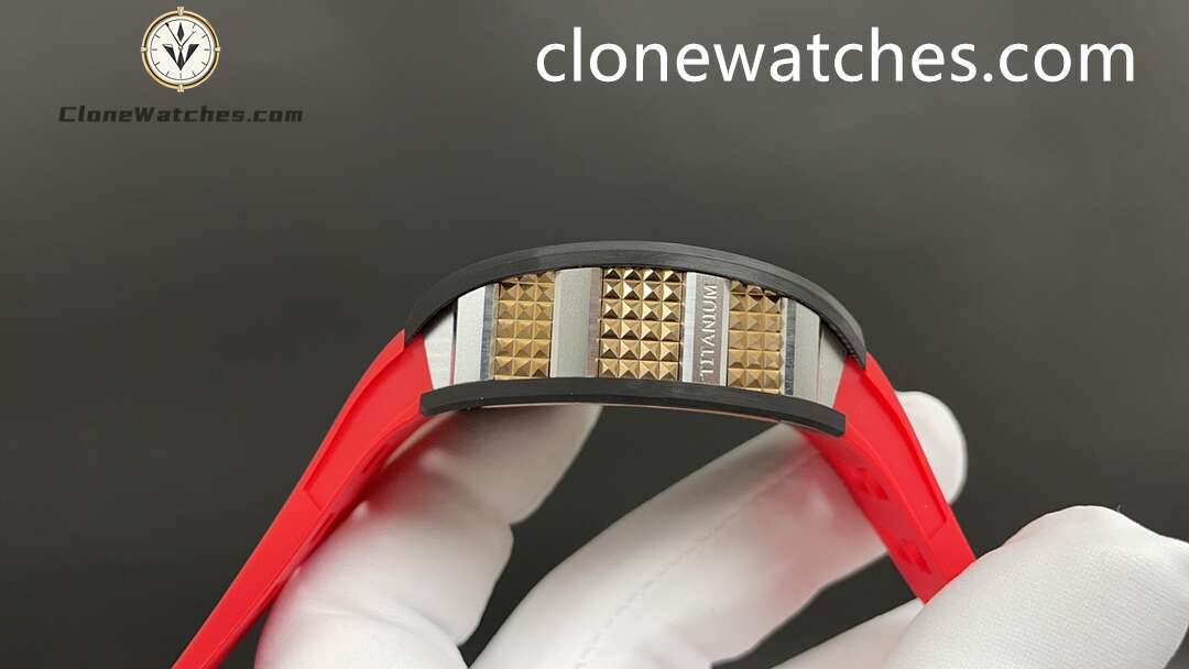 Richard Mille Super Clone Watches 1:1 RM 66 Freedom Proclaimed Tourbillon Red Strap