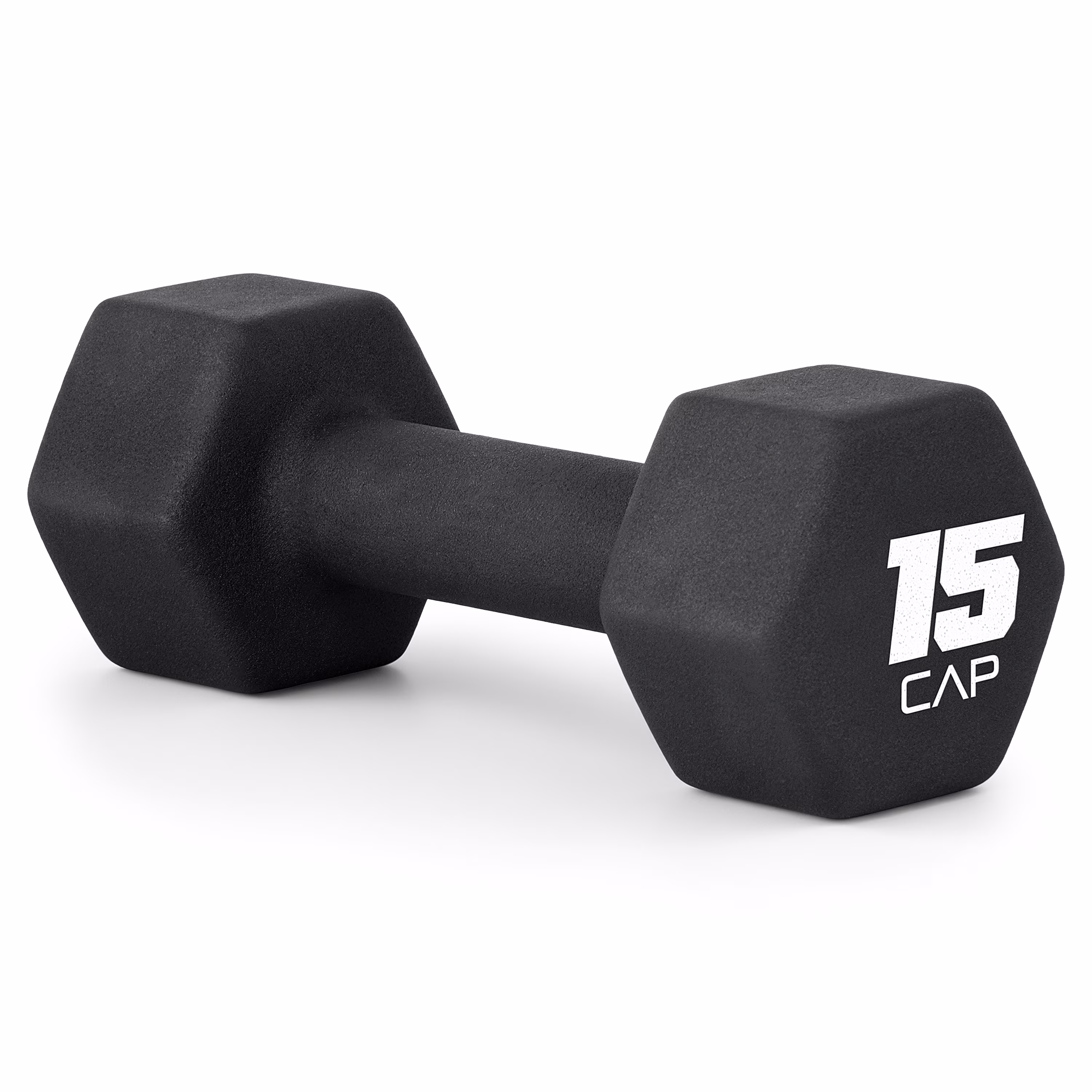 CAP, 2lb Neoprene Dumbbell, Black, Single