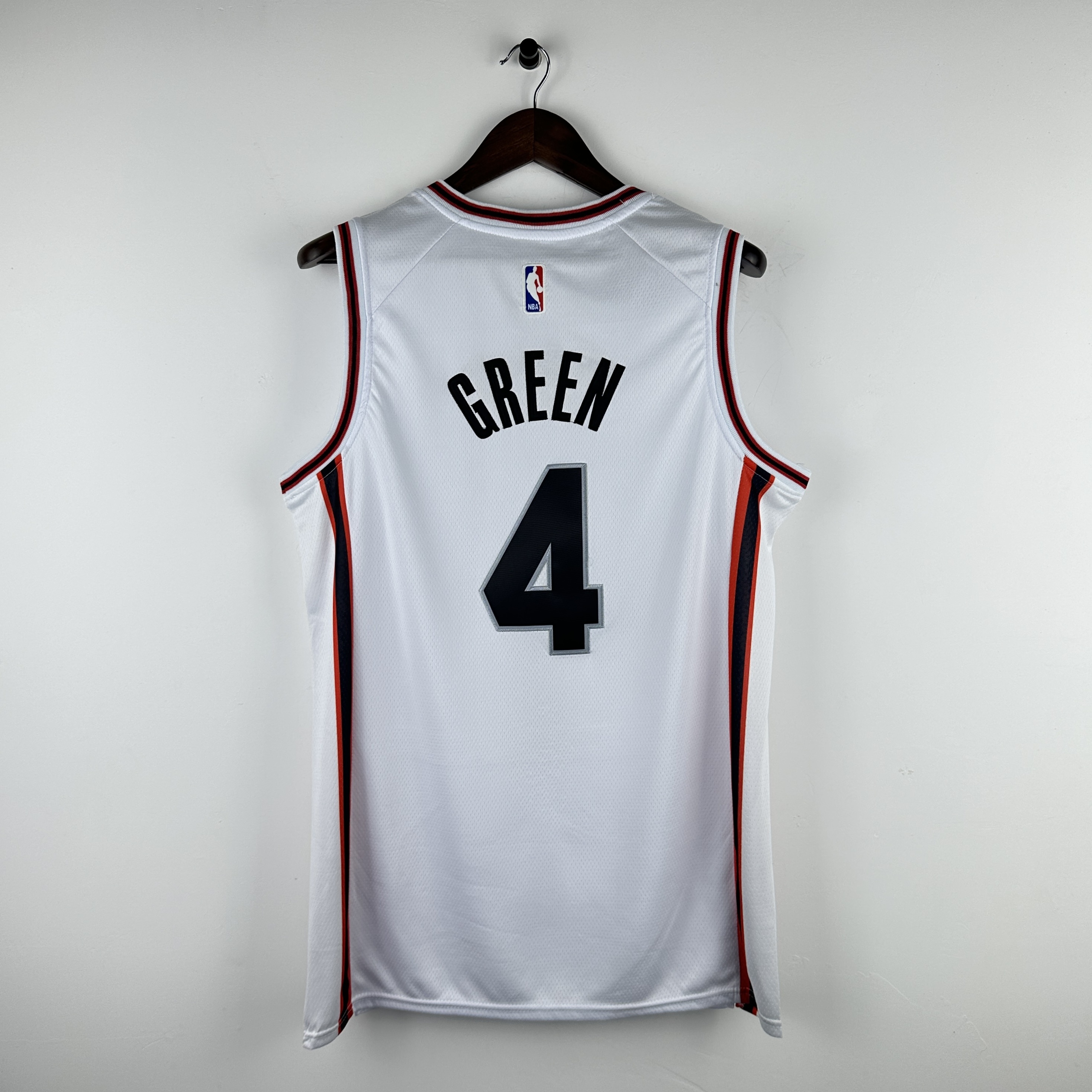 Embroidered 25th season Rockets City Edition No. 4 Green
